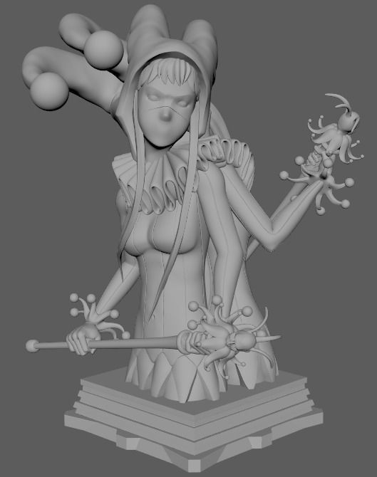 Fate GrandOrder Alter Ego Class Chess Piece 3D print model_10