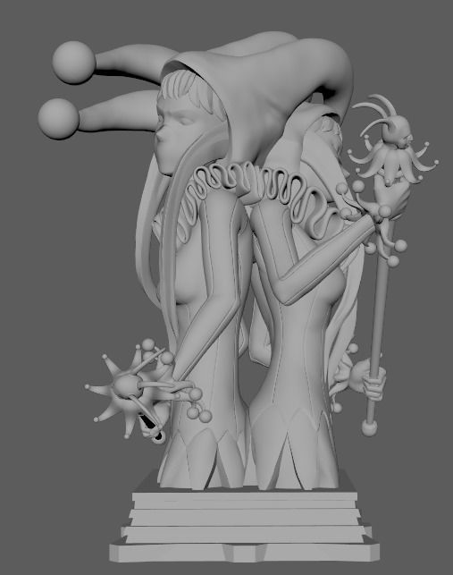 Fate GrandOrder Alter Ego Class Chess Piece 3D print model_11