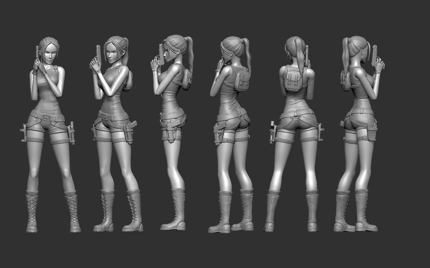 Lara Croft Tomb Raider 3D print ready 3D print model_2