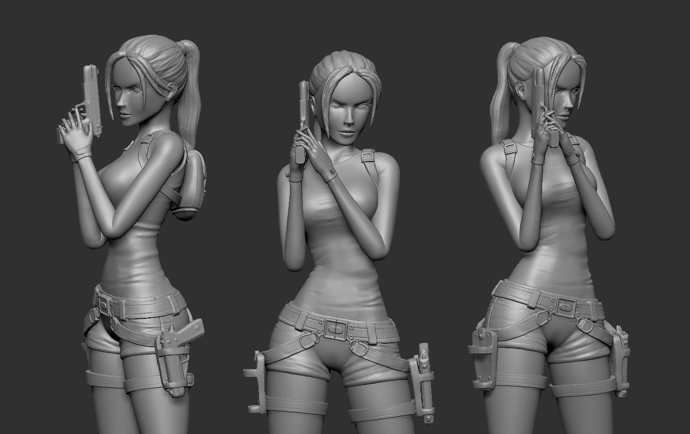 Lara Croft Tomb Raider 3D print ready 3D print model_8