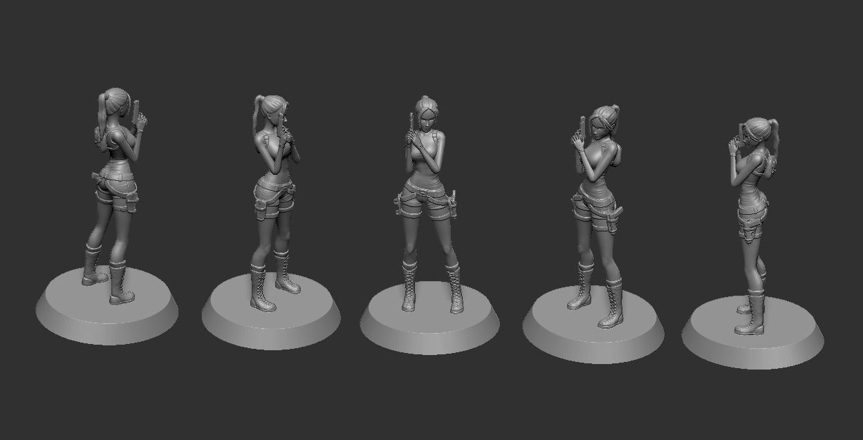 Lara Croft Tomb Raider 3D print ready 3D print model_9
