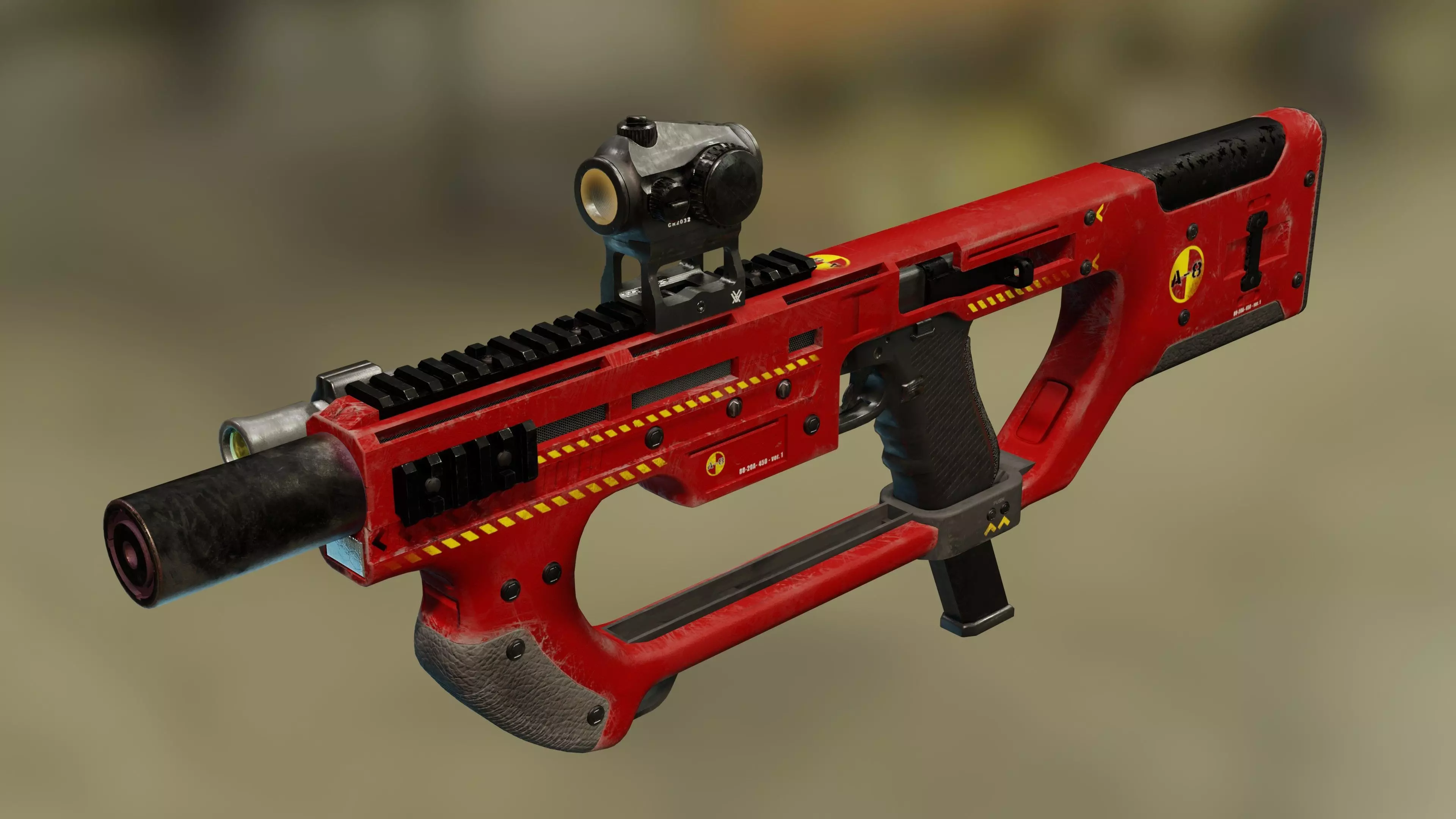 PDW kit A8 - firefighter - 3D printable Low-poly 3D model_0