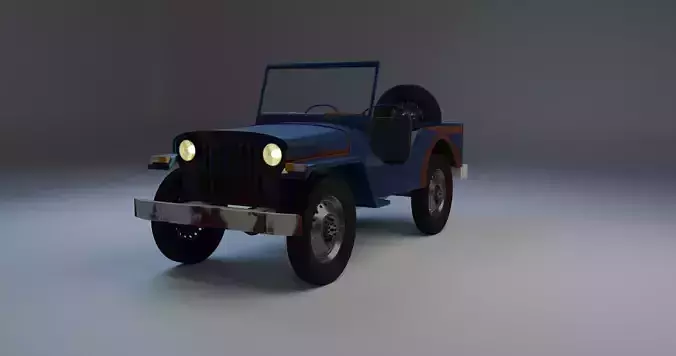 Mahindra Jeep major 3D model