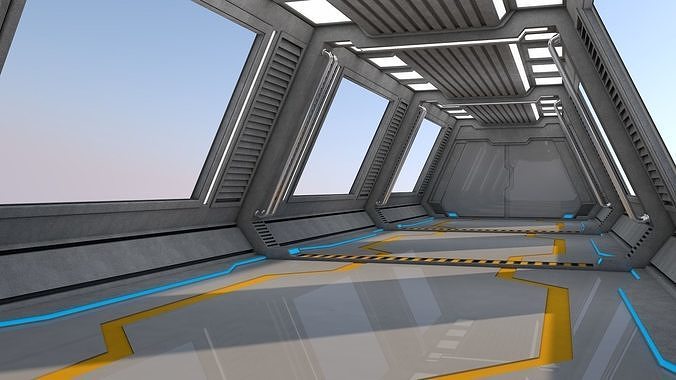 Sci Fi Interior 3D model