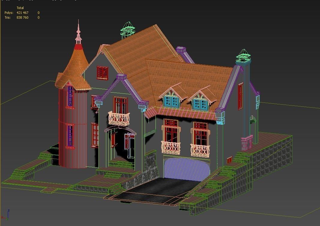Private house 3D model_8