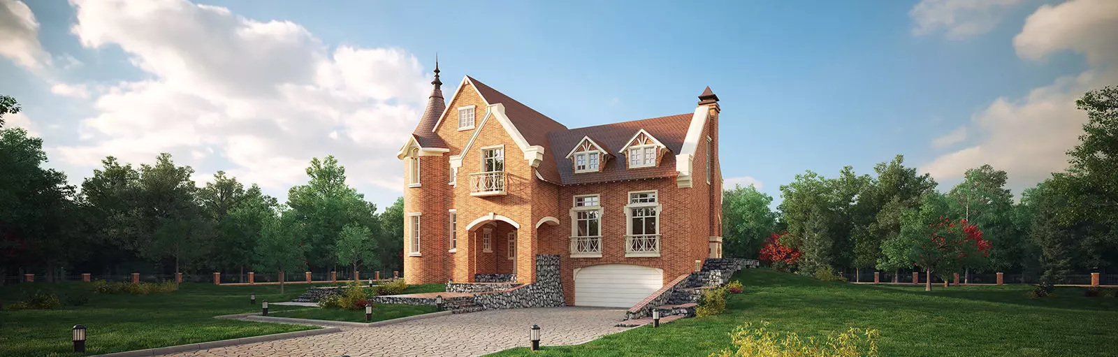 Private house 3D model_0