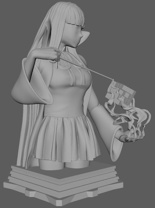 Fate GrandOrder Moon Cancer Class Chess Piece 3D print model_10