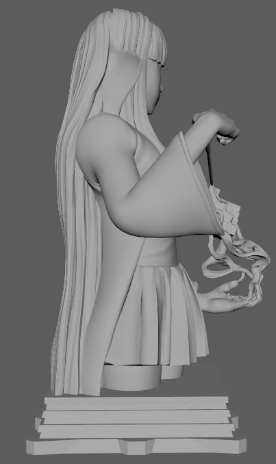 Fate GrandOrder Moon Cancer Class Chess Piece 3D print model_9