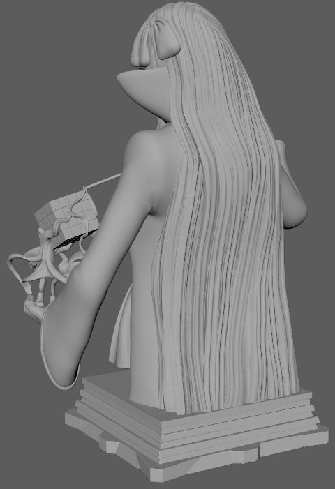 Fate GrandOrder Moon Cancer Class Chess Piece 3D print model_6