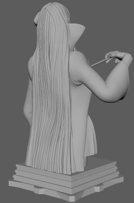 Fate GrandOrder Moon Cancer Class Chess Piece 3D print model_8