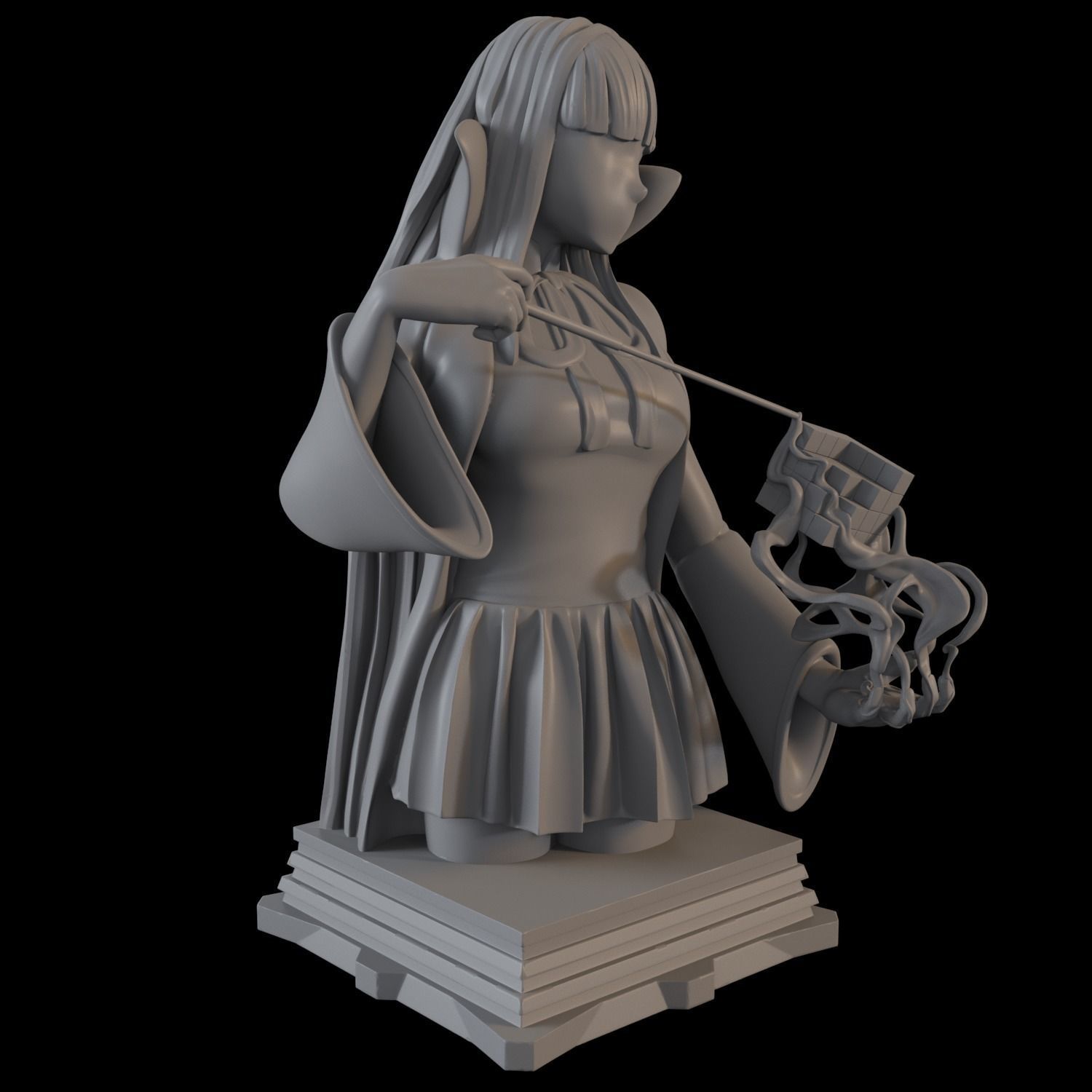 Fate GrandOrder Moon Cancer Class Chess Piece 3D print model_2