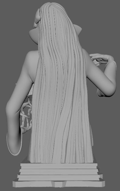 Fate GrandOrder Moon Cancer Class Chess Piece 3D print model_7