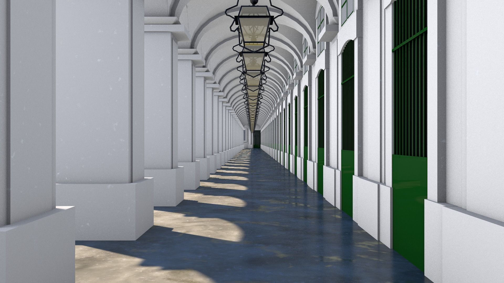 Terreiro do Paco - Lisbon Square - Praca do Comercio 3D model_4
