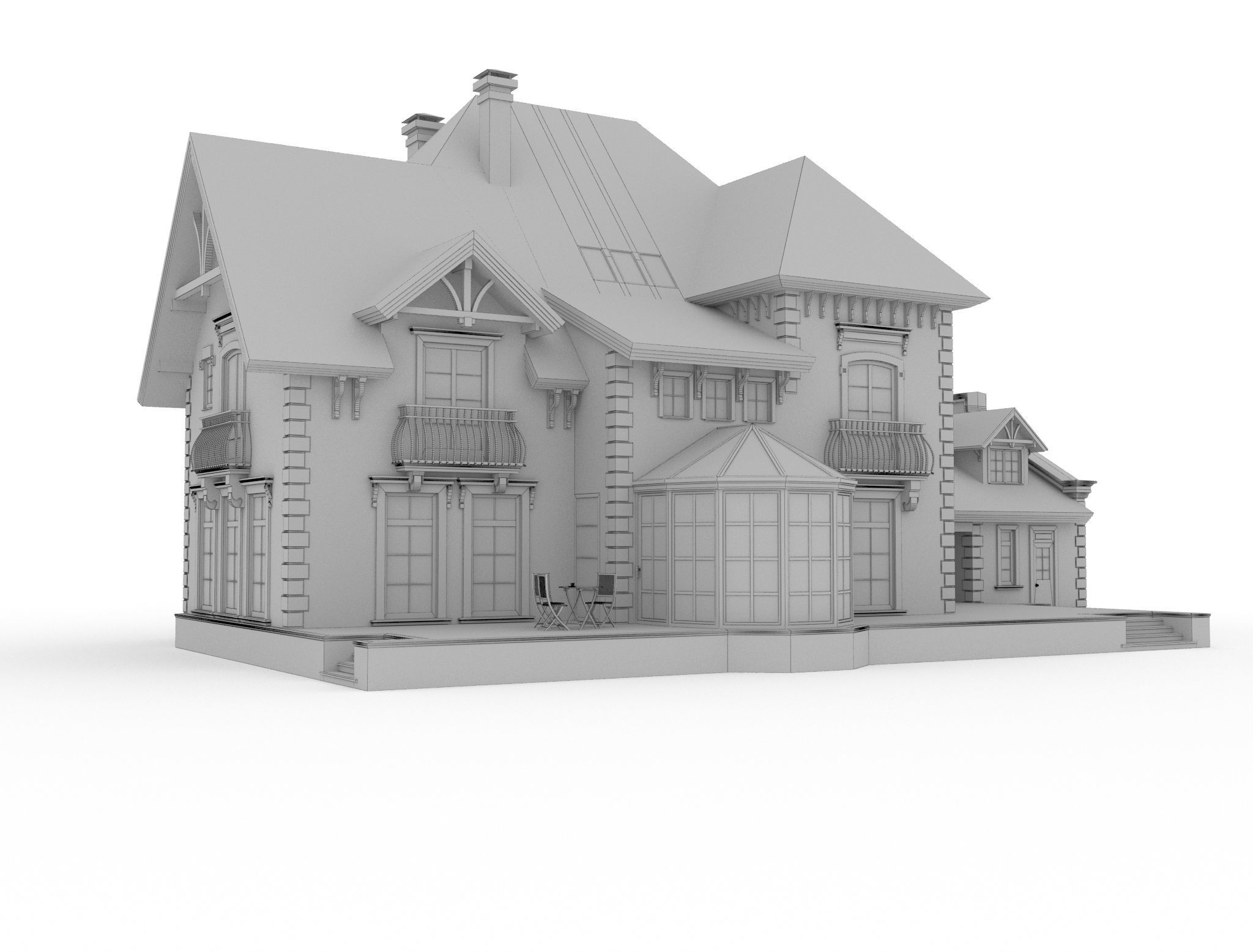 Private house 3D model_5