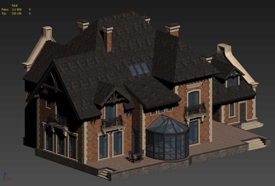Private house 3D model_7