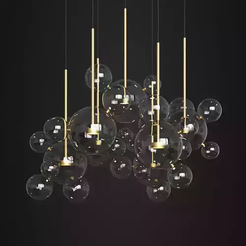 Giopato Coombes Bolle Circular Chandelier 34 Bubbl