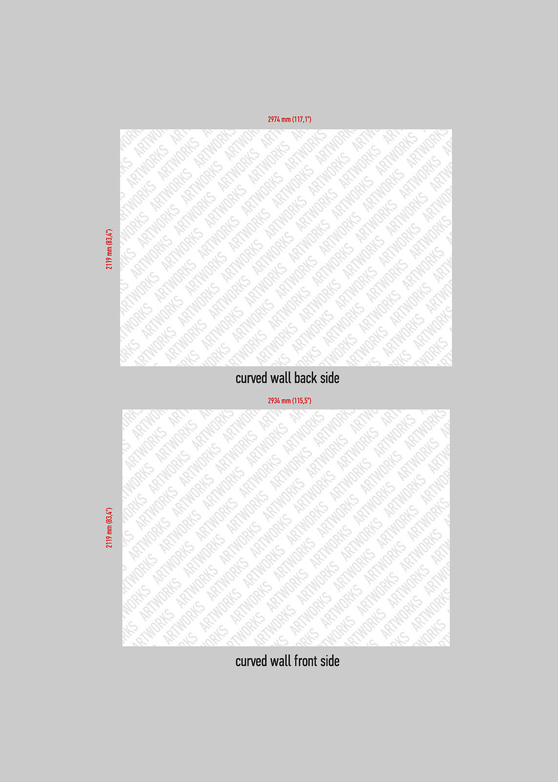 Exhibition booth 10x5ft curved wall 3DM002 Free 3D model_8