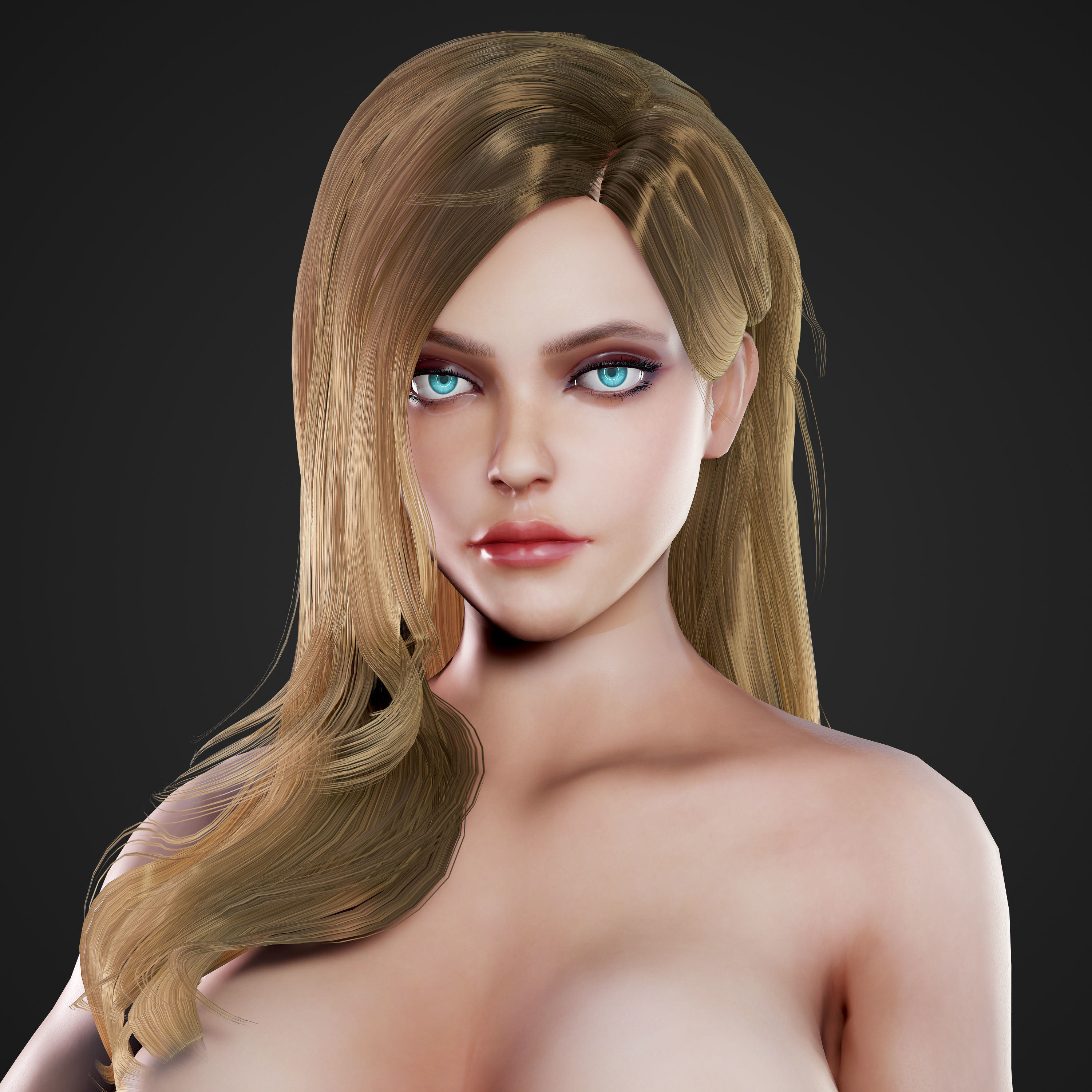 Witch - Game Ready Low-poly 3D model_46