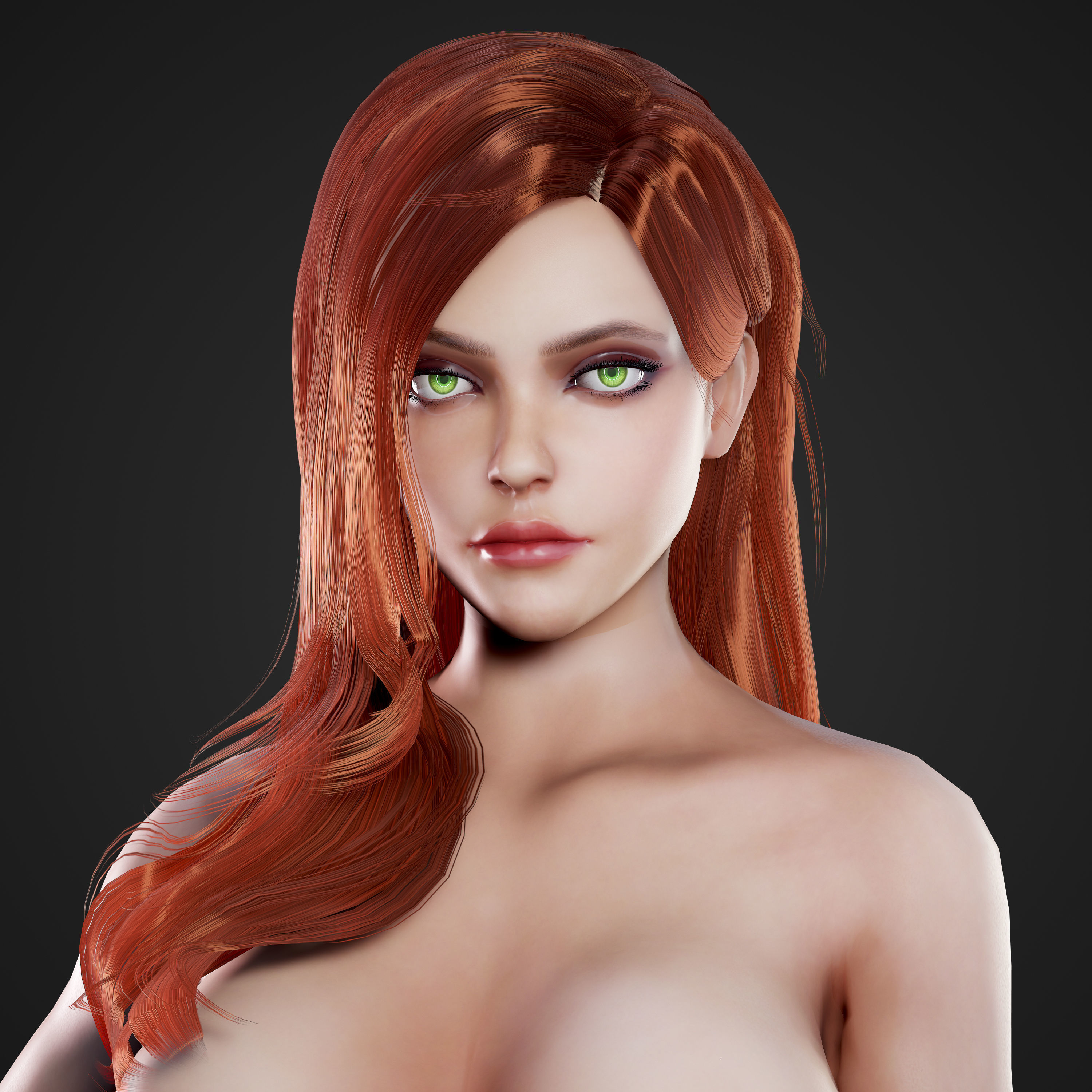 Witch - Game Ready Low-poly 3D model_47