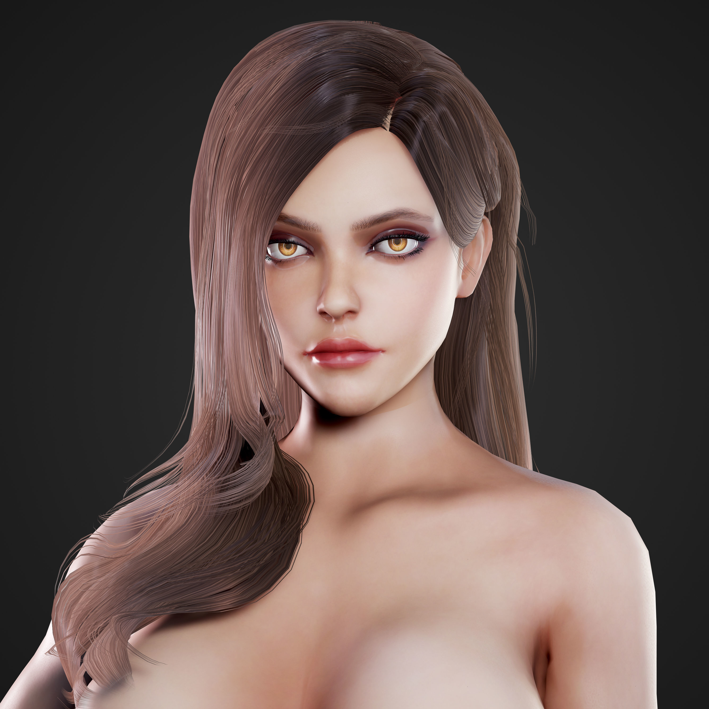 Witch - Game Ready Low-poly 3D model_48