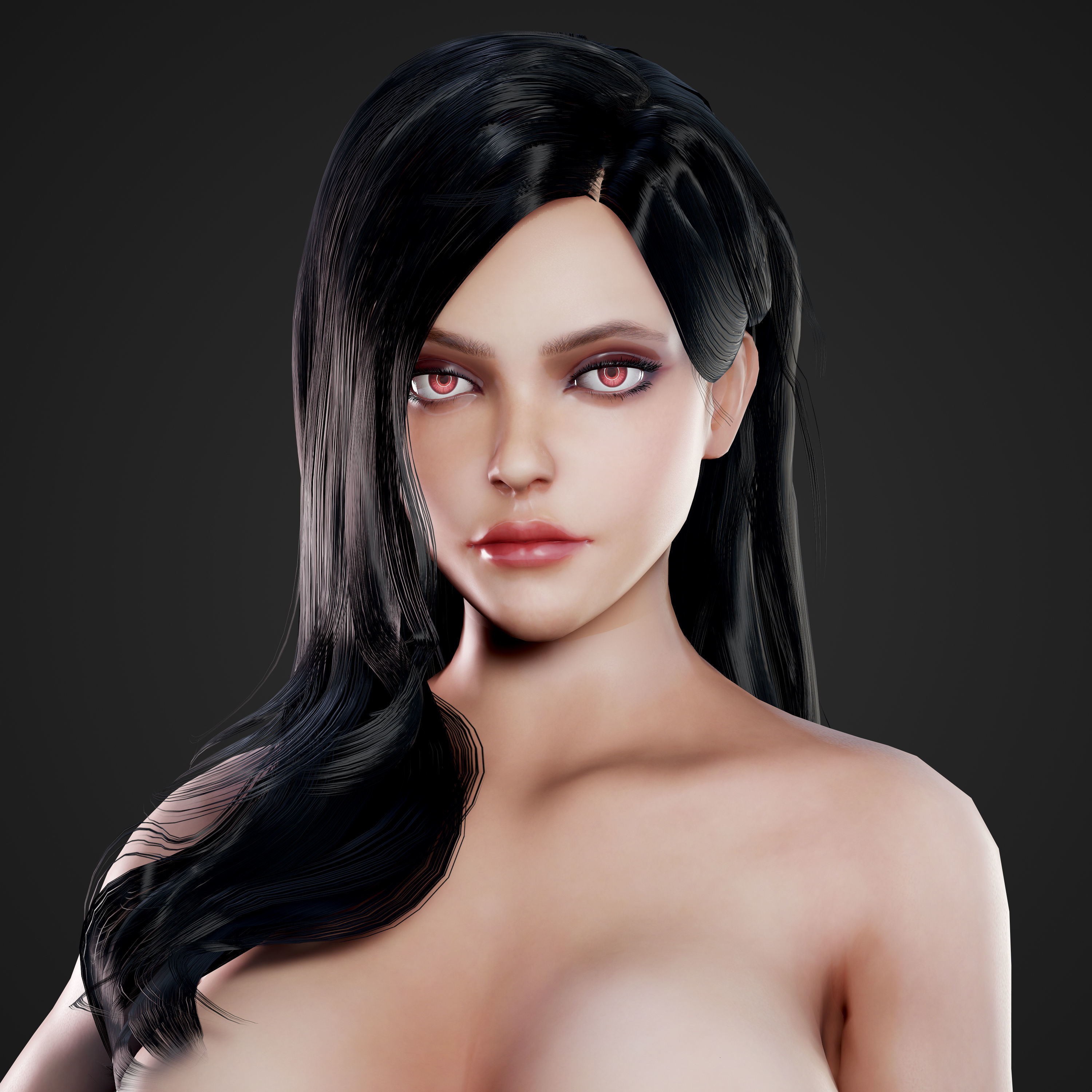 Witch - Game Ready Low-poly 3D model_45