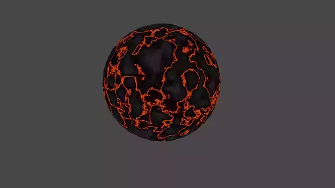 Lava Planet---Earth 3D Models after 3000 years