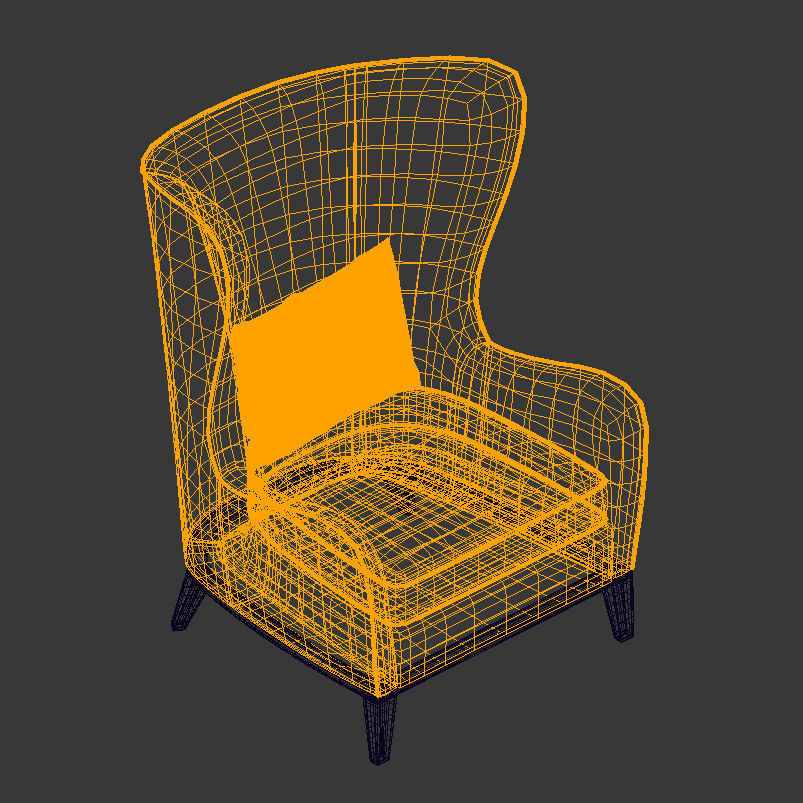 Monroe The Sofa Chair Company 3D model_4
