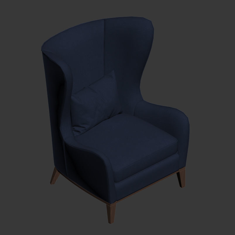 Monroe The Sofa Chair Company 3D model_2