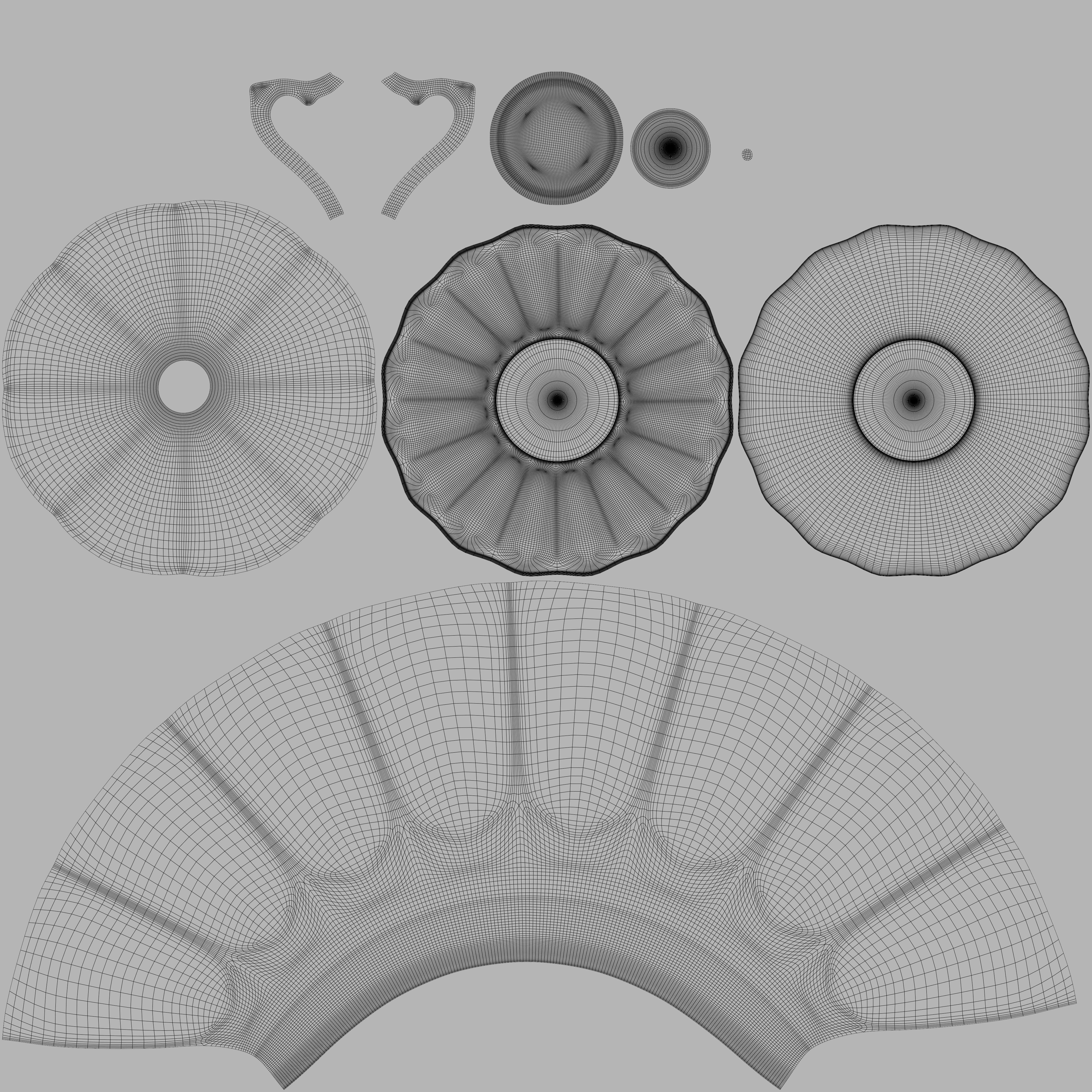 Vintage Royal Cup 3D model_10