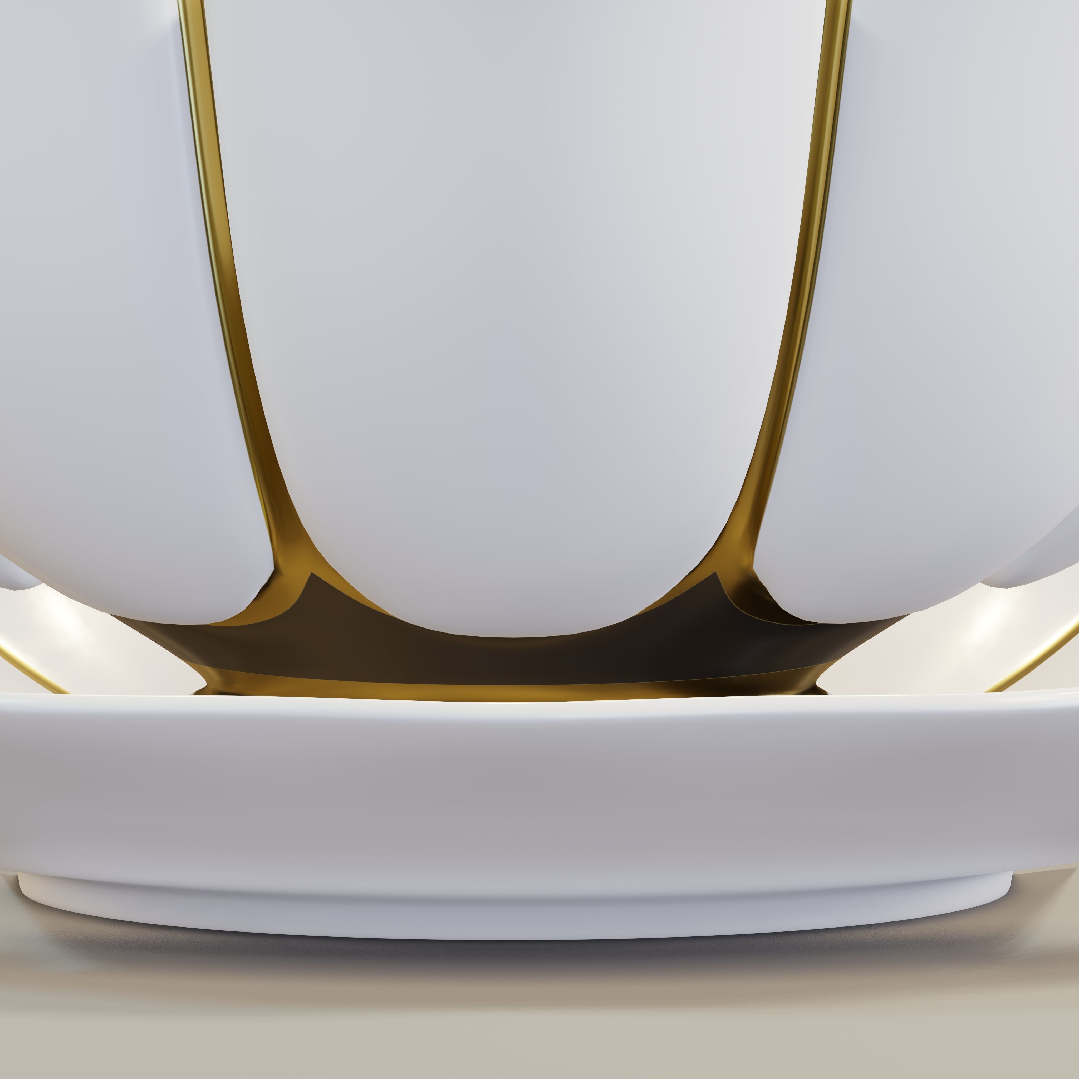 Vintage Royal Cup 3D model_3