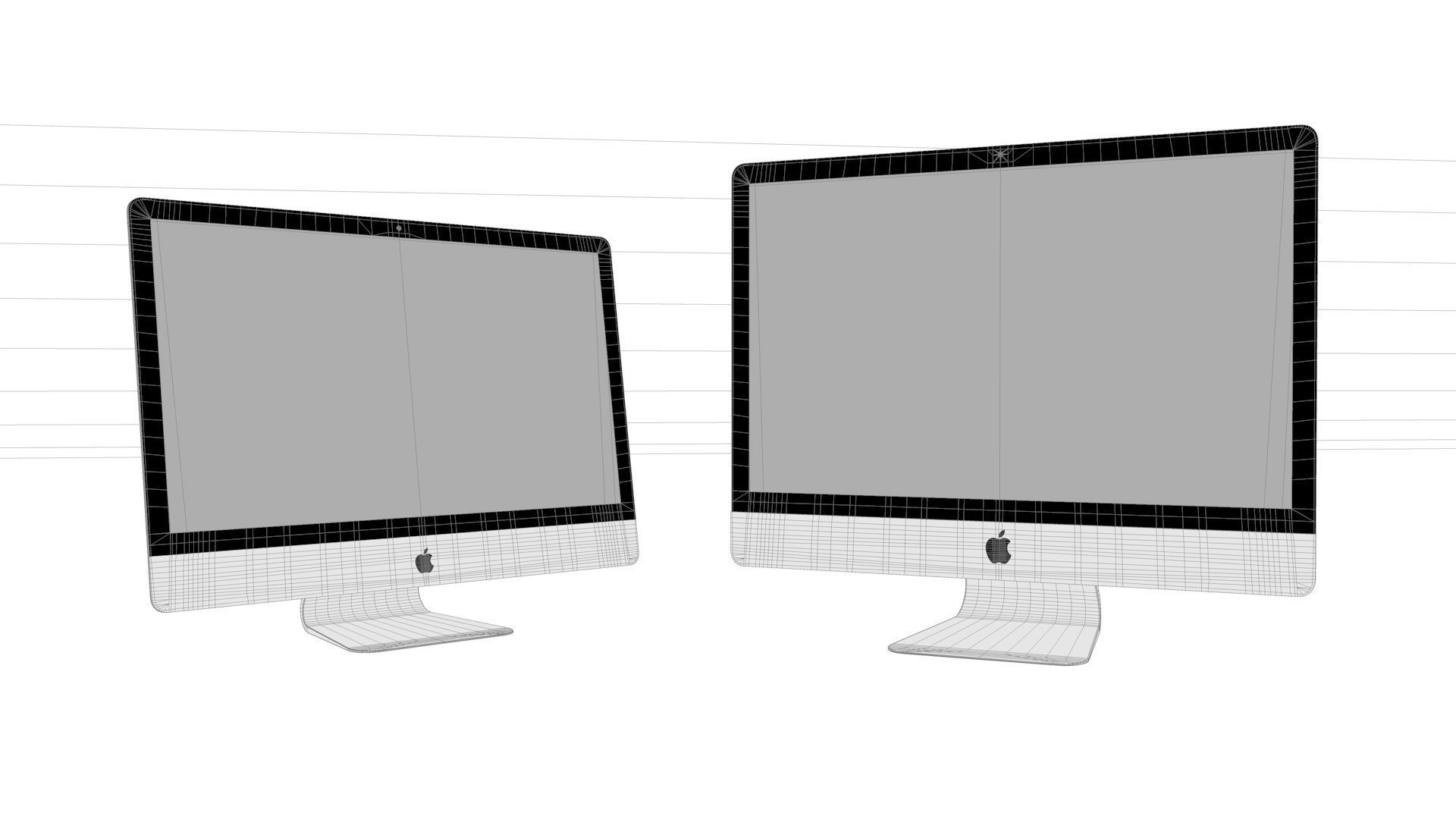 iMac 4k and 5k 2019  3D model_8