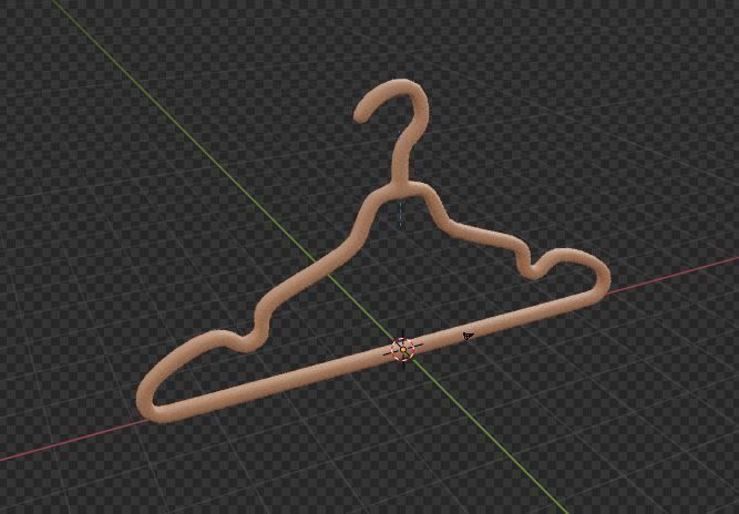 3D Model Clothes Hanger 3D model_2