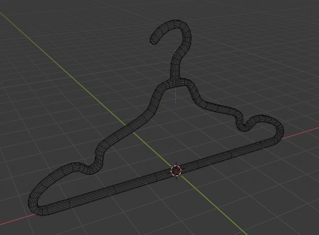 3D Model Clothes Hanger 3D model_4