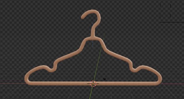 3D Model Clothes Hanger 3D model_1
