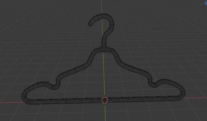 3D Model Clothes Hanger 3D model_3