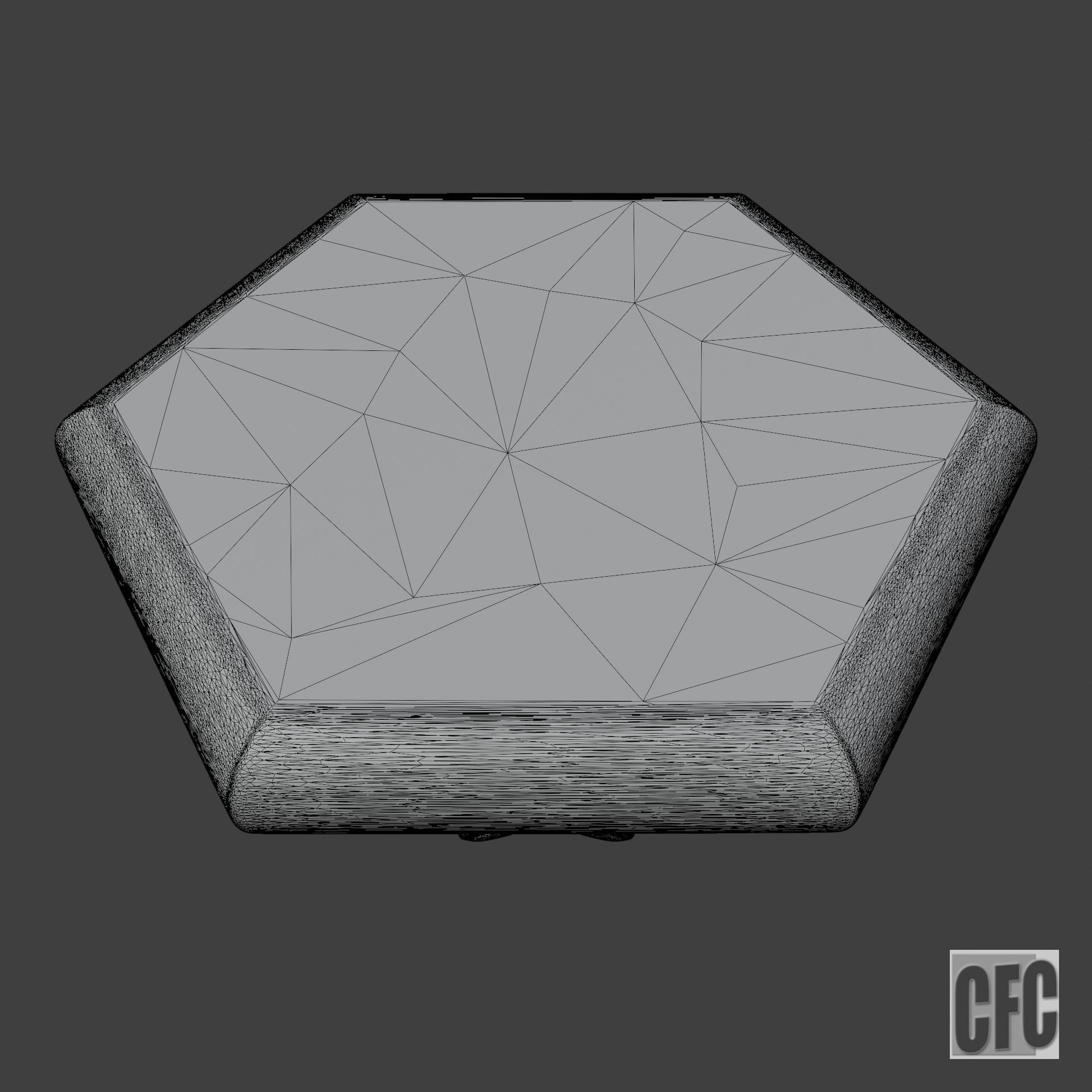 Goth Capital - 3d model for CNC - GothColumnCFC07 - capital 3D print model_3