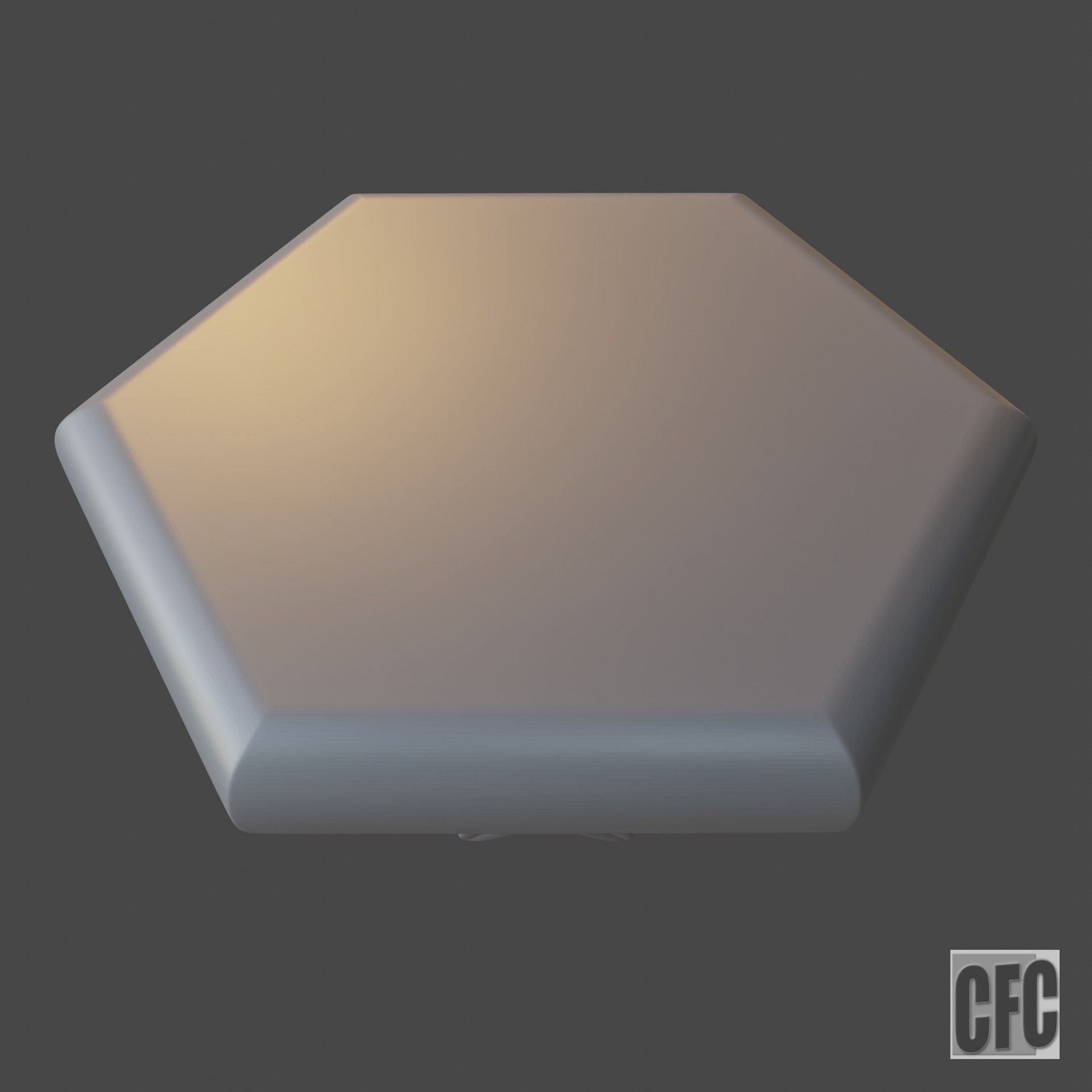 Goth Capital - 3d model for CNC - GothColumnCFC07 - capital 3D print model_4