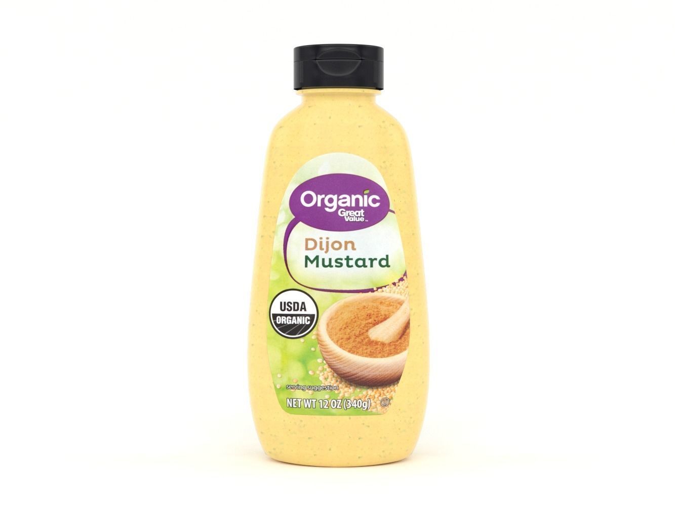 Great Value Organic Dijon Mustard 3D model_4