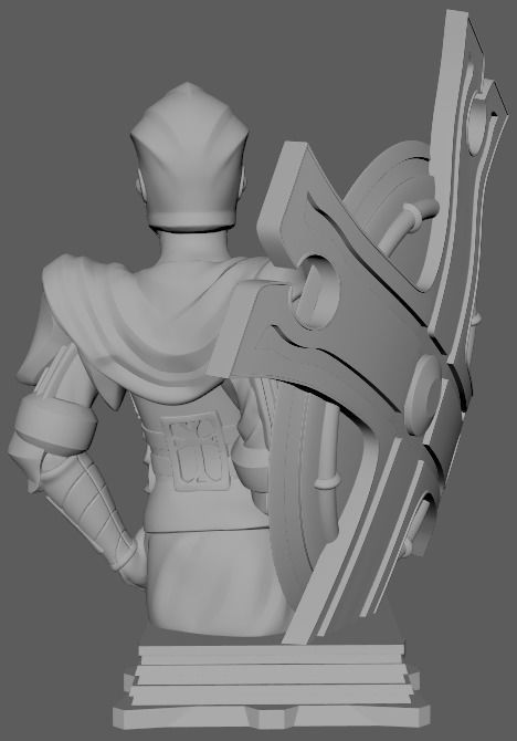 Fate GrandOrder Shielder Class Chess Piece 3D print model_7