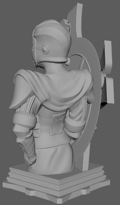 Fate GrandOrder Shielder Class Chess Piece 3D print model_5