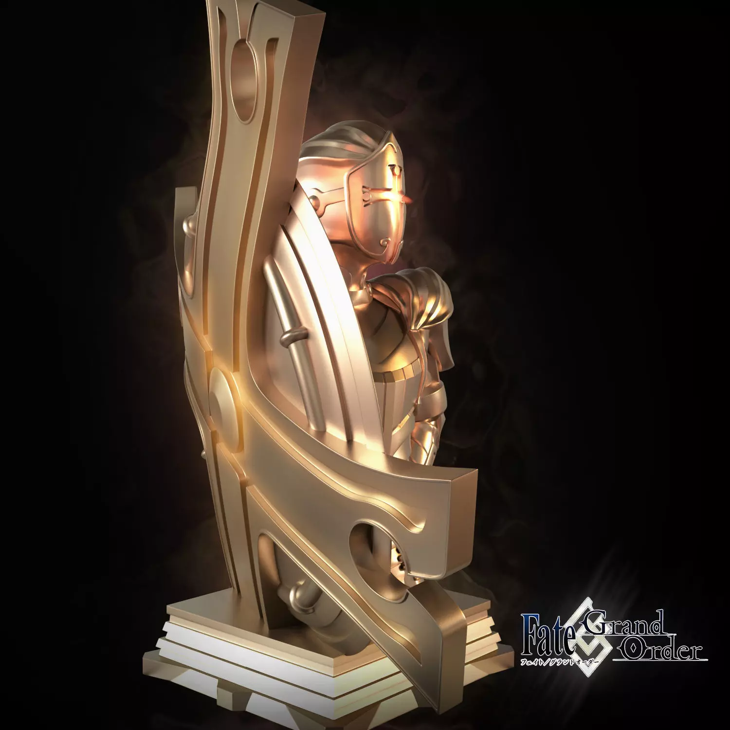 Fate GrandOrder Shielder Class Chess Piece 3D print model_0