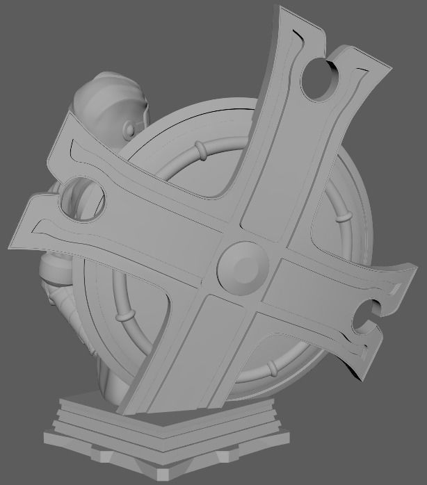 Fate GrandOrder Shielder Class Chess Piece 3D print model_10