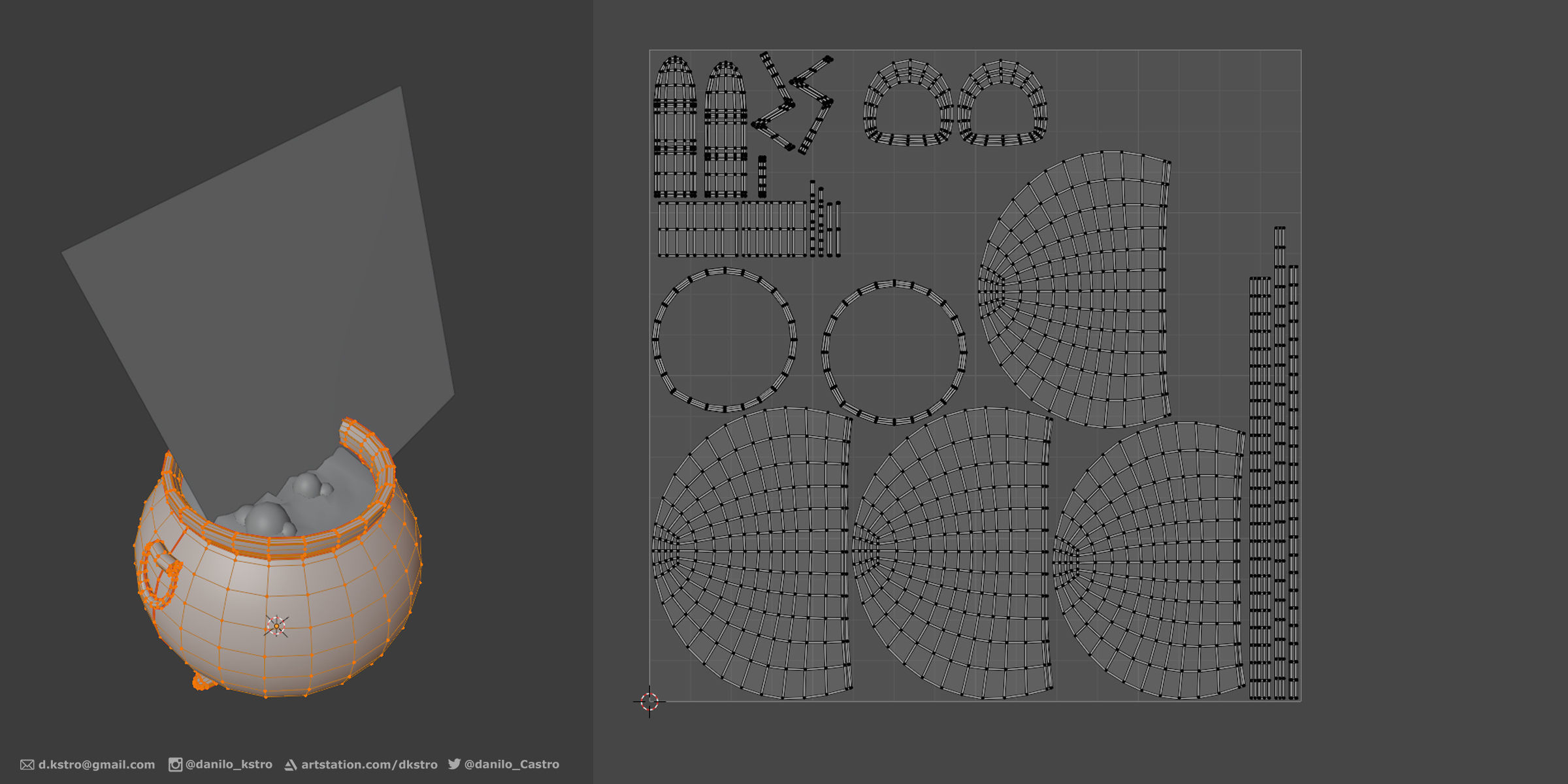 Halloween Package Low-poly 3D model_6