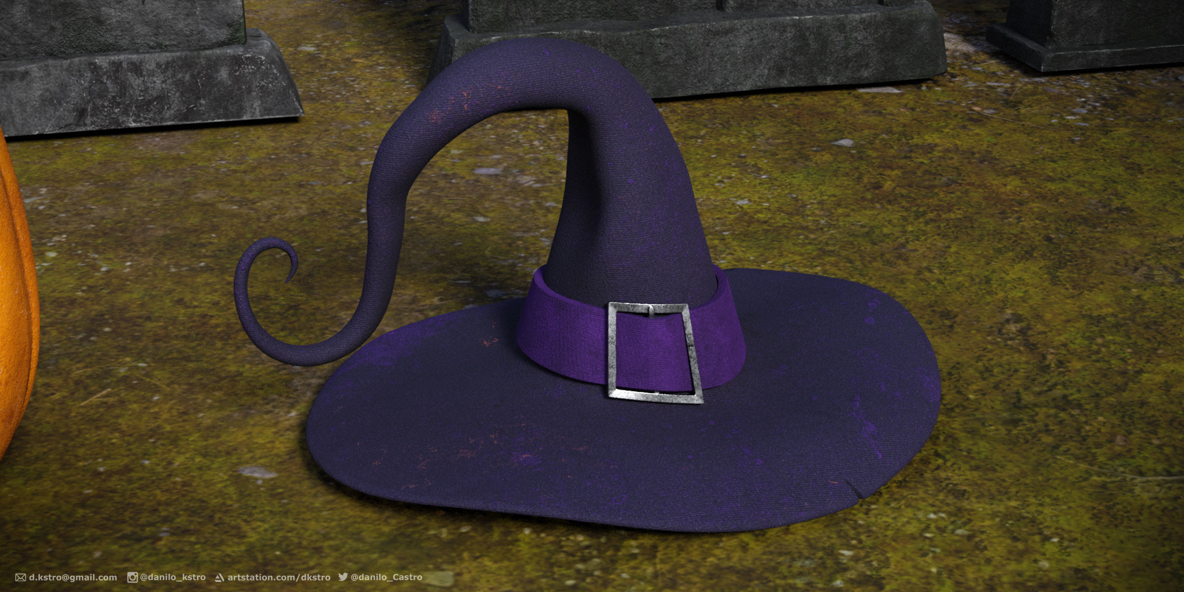 Halloween Package Low-poly 3D model_1