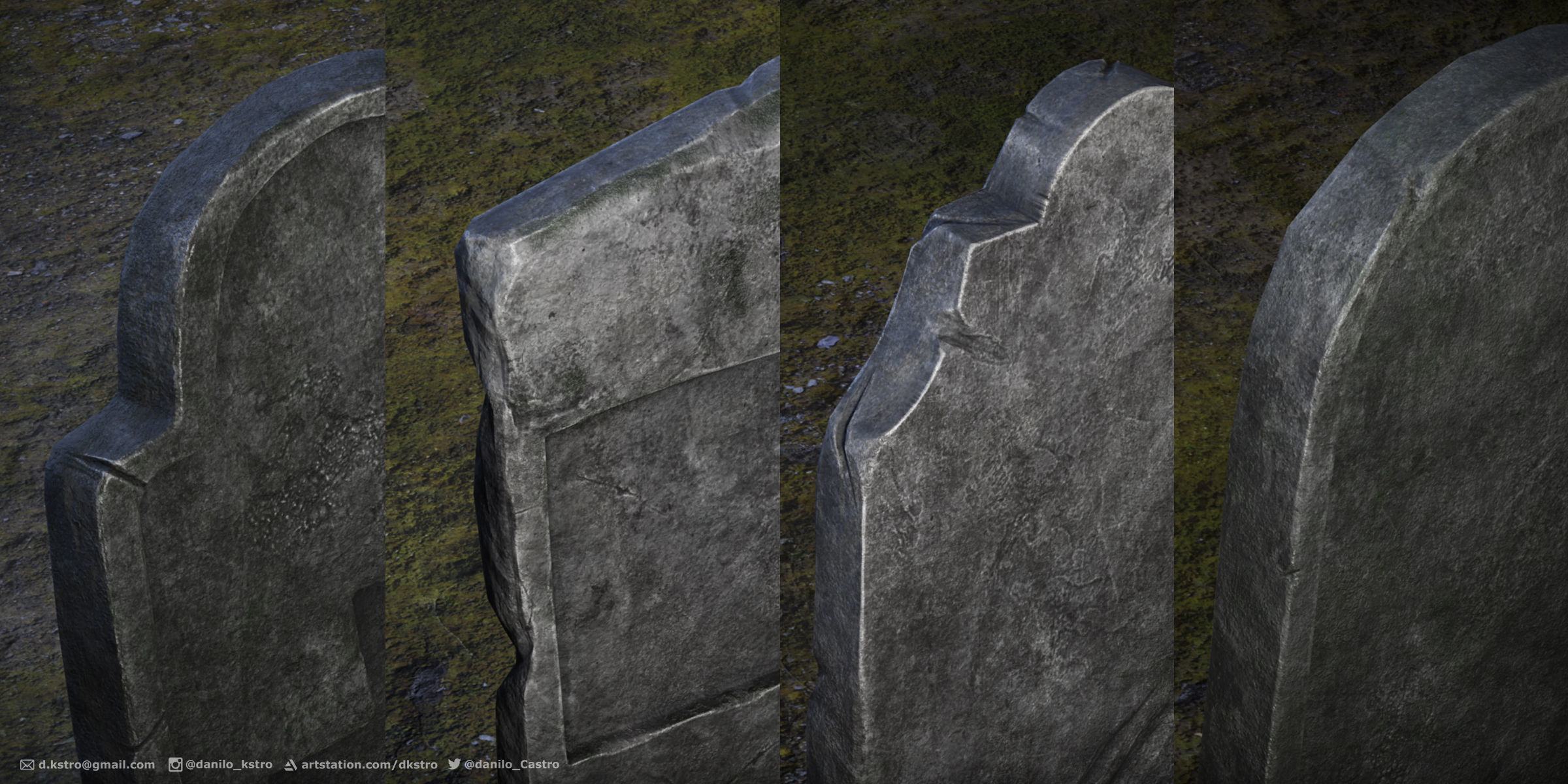 Halloween Package Low-poly 3D model_5