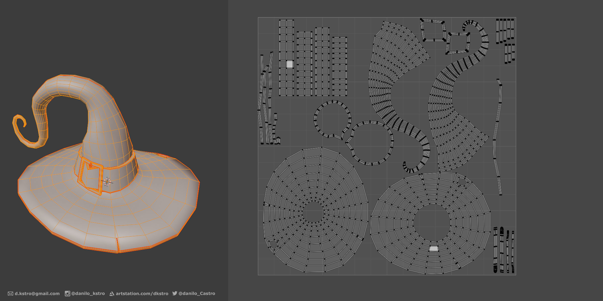 Halloween Package Low-poly 3D model_8