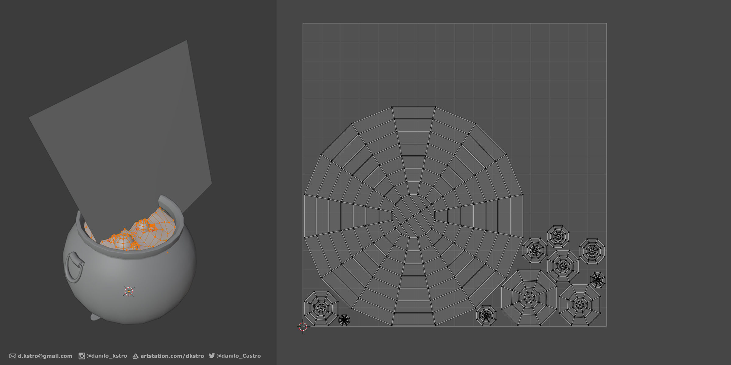 Halloween Package Low-poly 3D model_7