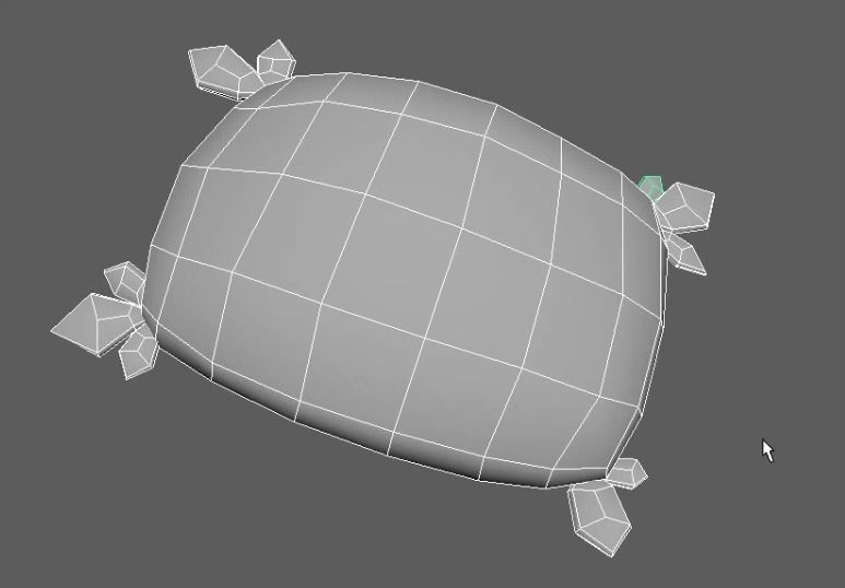 Leaf pillow 3D model_2