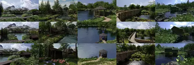 5 Exterior Scene Collection Pack 