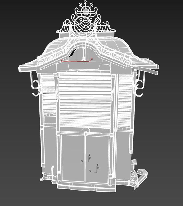 Abandoned Kiosk 3D model_18